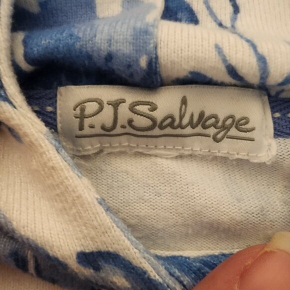 PJ Salvage Hooded Shorts Pajama Set NWOT Floral Med - Picture 10 of 12